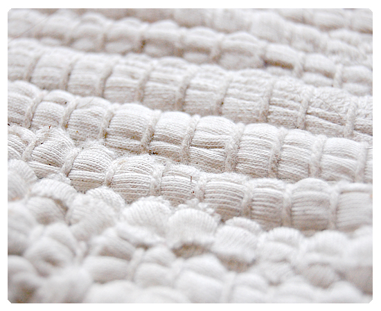 tapis suedois en coton