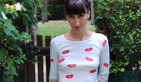 DIY my lips shirt - DIY t-shirt bouche