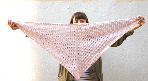 crochet granny shawl triangle